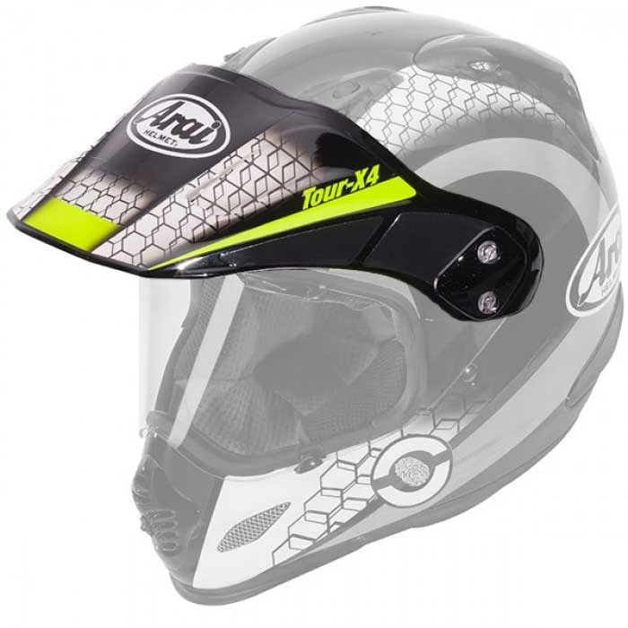 Visiere Arai Frontino Per Tour X-4 Mesh Giallo 3 Visiere Arai Frontino Per Tour X-4 Mesh Giallo
