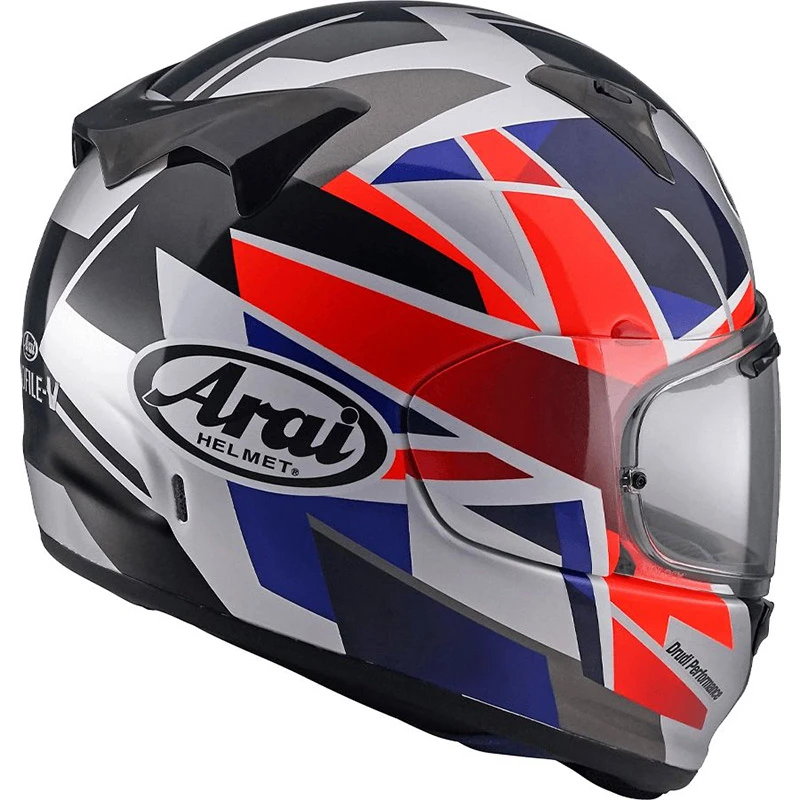 Fibra Casco Arai Profile V Flag Uk 4 Fibra Casco Arai Profile V Flag Uk - immagine 2