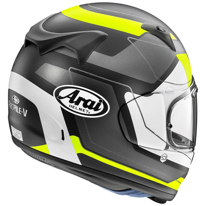 Fibra Casco Arai Profile V Kerb Giallo 4 Fibra Casco Arai Profile V Kerb Giallo - immagine 2