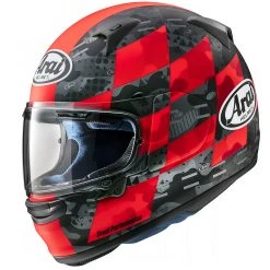 Fibra Casco Arai Profile V Patch Rosso