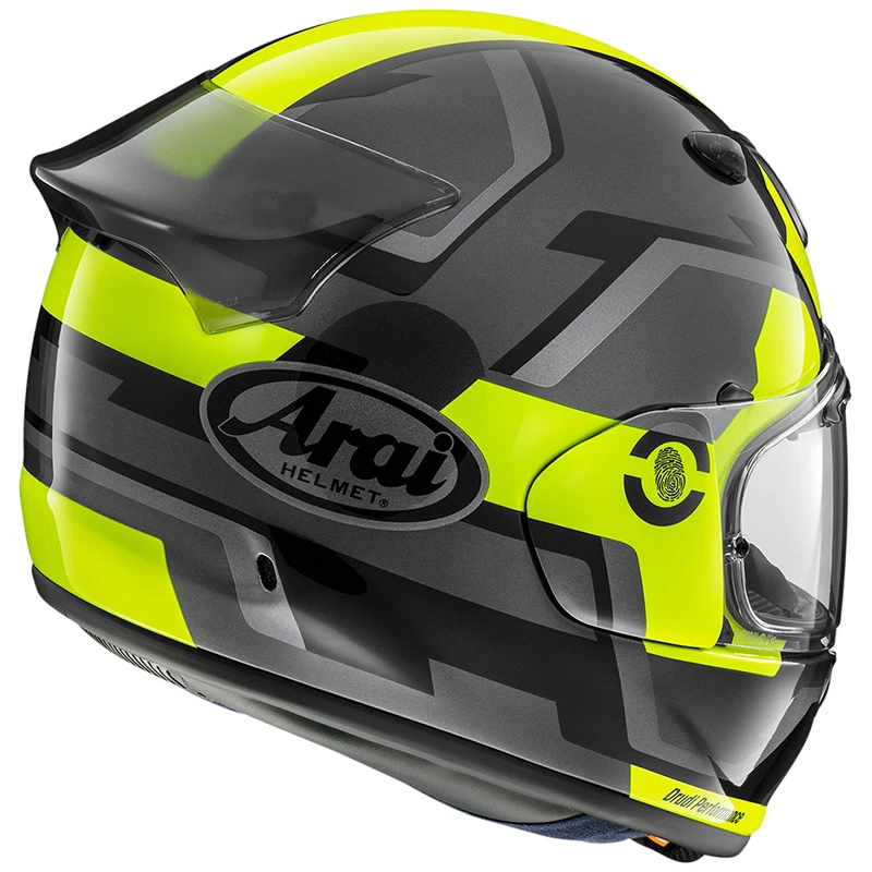 Fibra Casco Arai Quantic Face Giallo Fluo 4 Fibra Casco Arai Quantic Face Giallo Fluo - immagine 2