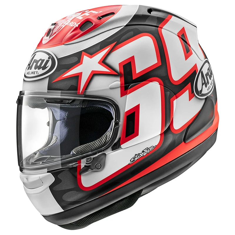 Fibra Casco Arai Rx-7v Evo Hayden Reset 3 Fibra Casco Arai Rx-7v Evo Hayden Reset