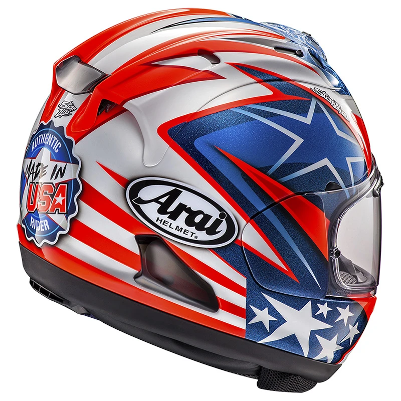 Fibra Casco Arai Rx-7v Evo Hayden Wsbk 4 Fibra Casco Arai Rx-7v Evo Hayden Wsbk - immagine 2
