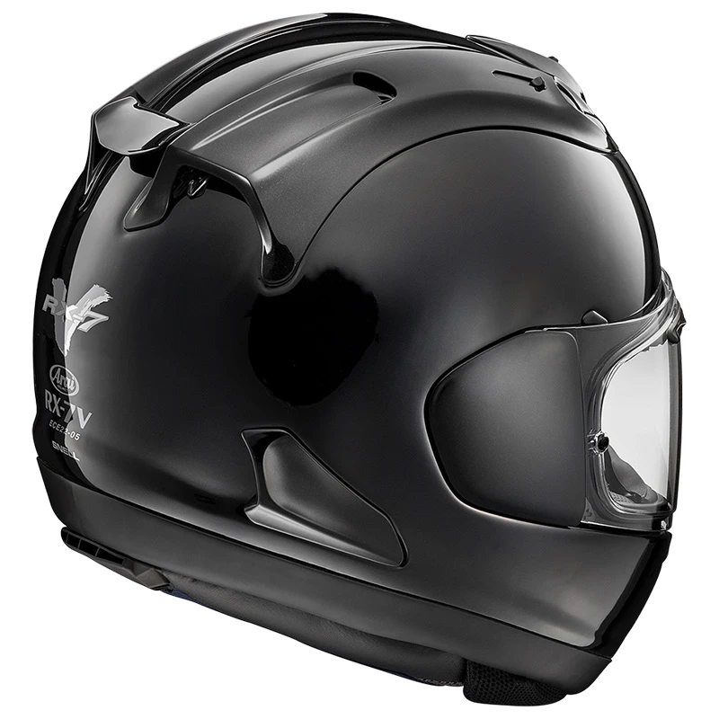 Fibra Casco Arai Rx-7v Evo Nero 4 Fibra Casco Arai Rx-7v Evo Nero - immagine 2
